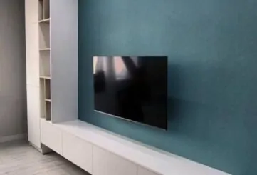 Горка с подвесной тумбой под TV